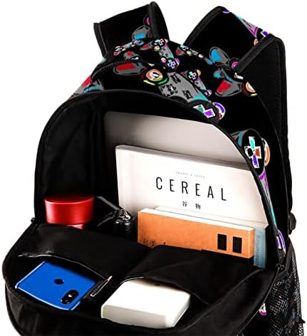 Патување мал Ранец за Девојки и Момчиња Daypack Schoolbag Шарени Игра Gamepad Складирање Организација Sackpack