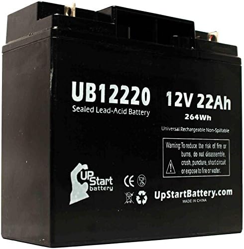 Замена за Amigo RT Батерија - Замена UB12220 Универзална Запечатени оловни Батеријата (12V, 22Ah, 22000mAh, T4 Терминал, AGM, SLA)