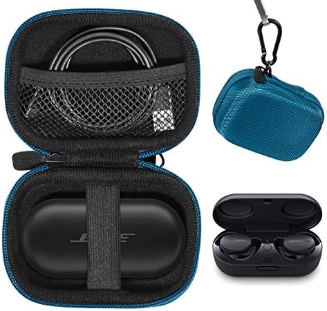 CaseSack случај за Bose Спорт Earbuds и QuietComfort Бучава Поништување Earbuds - Точно Безжични Слушалки, Мрежа Додатоци Џеб, Компактен