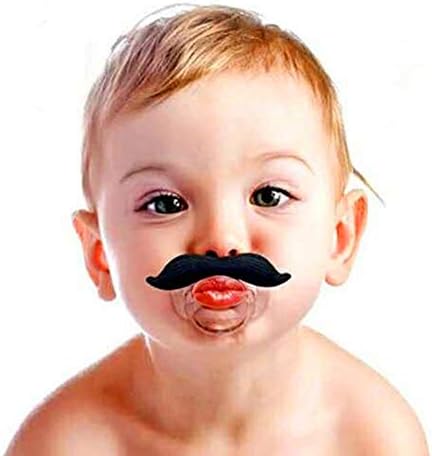 Смешни Новороденче Moustache Soother Смешно Бебе Мустаќи Pacifiers Бебе Мустаќи Pacifiers Смешно Заби Меки Силиконски Pacifier со