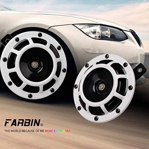 FARBIN Автомобил Рог за Hyundai серија,12V Висок Тон/Низок Тон Метал Близнак Рогови со 2Pcs Конектор Harnesses Кабел