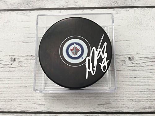 Марко Штета Autographed Потпишан Winnipeg Авиони Хокеј дух пакостник б - Autographed NHL Пакови