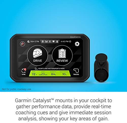 Garmin Катализатор, Возачки Перформанси Optimizer со Реално-време на Тренинг и Непосреден Песна Сесија Анализа, за Motorsports и