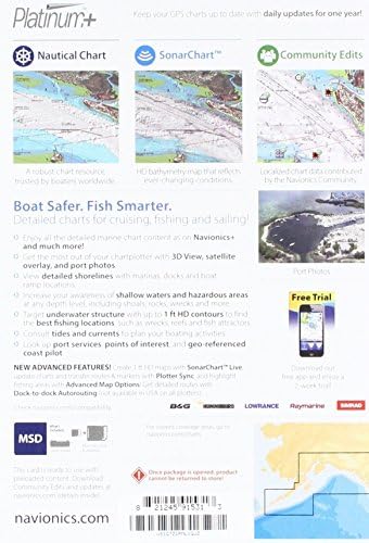 Navionics GPS Услугата Платина во Јужна Алјаска MSD/SD Наутички Шема на SD/Micro-SD Картичка - MSD/915P-2