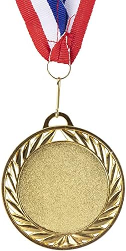 Juvale Златни Медали - 6-Pack Метал Добитник на Награди, Совршен за Спортски Натпревари, Правописот Пчелите, Партија Услуги, 2.75