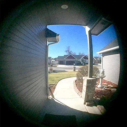 TOGU TG3016NG-AC Солидна Месинг УЛ Наведени 220-степен Врата Гледачот со Тешки Приватност Покритие за 1-3/8 да 2-1/6 Врати, Антички