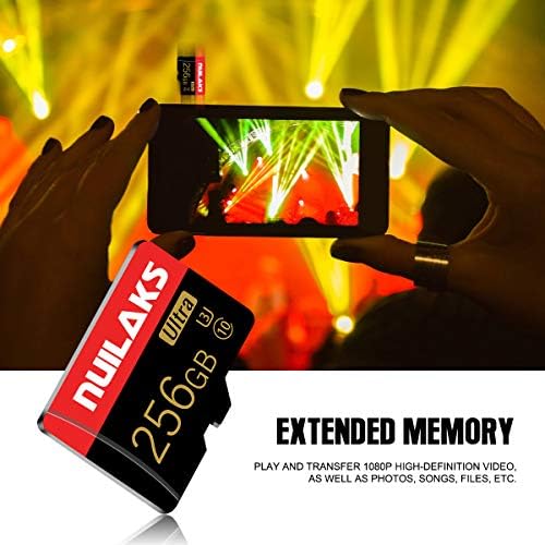 256GB Микро SD Картичка со Голема Брзина C10 со SD Адаптер Мемориската Картичка за паметни телефони и Останатите Компатибилни Уреди