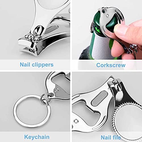 Фантастични Фокс Помине Clipper Остри Цврсти Нокти Машина со Нокти Датотека Corkscrew Дизајниран