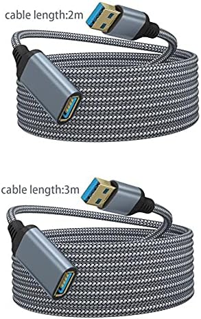 Конектори USB Кабел за Продолжување Широко Компатибилен Високо-Брзински Пренос Плетенка USB3.0 Машки да се Женски Продолжување Линија