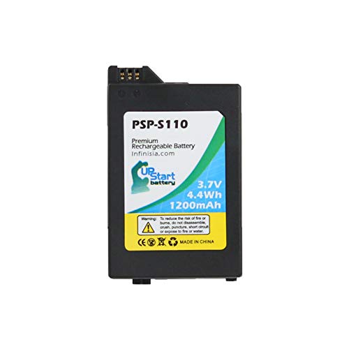 PSP-S110 Замена на Батеријата за Sony PSPS110 Видео Конзола за игри - Компатибилен со Sony PSP-S110 Батеријата 3.7 V 1200mAh