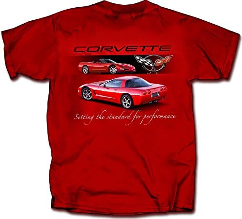 Chevrolet 1997 до 2004 година Corvette C5 - машка Маица со Џо Удар Tee е Памук