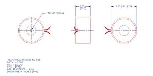 MSS Electromagnet, Тубуларна, Ниска Профил, 12.0 Volts Наизменична СТРУЈА (50%) Должност, 1.50 (38 mm) Кол X 0.87 (22 mm) L - произведено