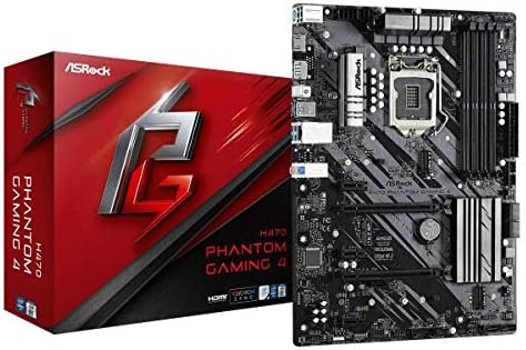 ASROCK H470 Фантом Игри 4 Поддржува 10 Генерација на Intel Core Процесори (Socket 1200) матична Плоча