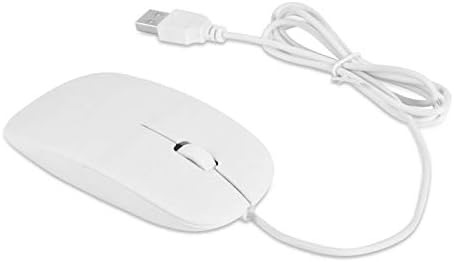 Keyboar Глувчето EET, USB Тастатура Глувчето Оптички Глушец Глувци во Собата за персонален КОМПЈУТЕР Лаптоп(Бела)