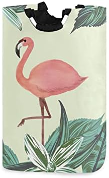 Flamingos Прошетка Благодатно Перење Кошница Расклопна Големи Облека Забавува бебе соба за Складирање Бин со Рачка за Детска Соба