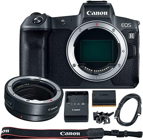 Canon EOS Р Mirrorless Камера Тело Само Пакет + Канон Планината Адаптер EF-Р EOS
