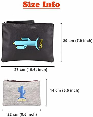 Toiletry Мала Торбичка Козметички Шминка Патент Персонализирана Торба за Жените Тинејџерски Девојка (Кактус во Собата)
