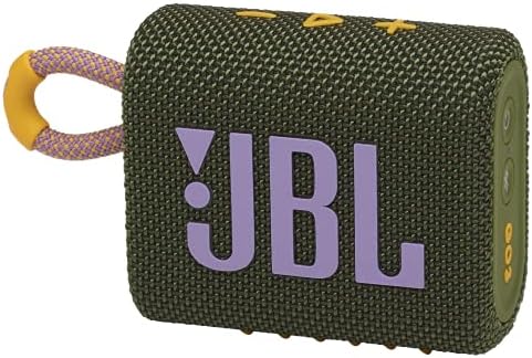 JBL Одат 3 Преносни Водоотпорен Безжична Bluetooth Звучник Пакет со Премиум футрола (Зелен)