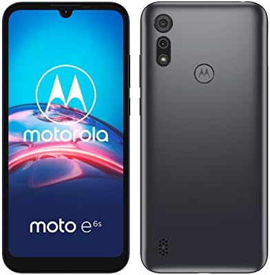 Motorola E6s Dual-SIM 32GB ROM + 2GB RAM меморија (Само GSM | Не CDMA) Фабрика Отклучен 4G/LTE паметен Телефон (Метеор Сива боја)