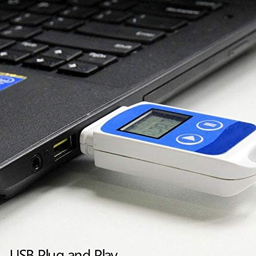 Apofly 1pc Температура Data Logger Рекордер Термометар USB РК-5 Висока Точност 32000 Поени за Обновливи LCD Дисплеј