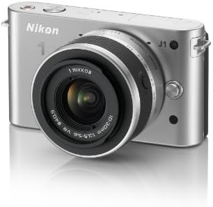 Nikon 1 J1 10.1 ПРАТЕНИК HD Дигитален фото апарат Систем со 10-30мм VR и 30-110mm VR 1 NIKKOR Леќи (Бела)