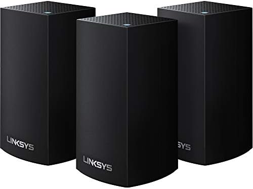 Linksys MC3600 Velop Целата Домашна WIFI Мрежа Систем (Мрежа Рутер за Целата Домашна Wifi Мрежа Network), 3-Pack, Црна
