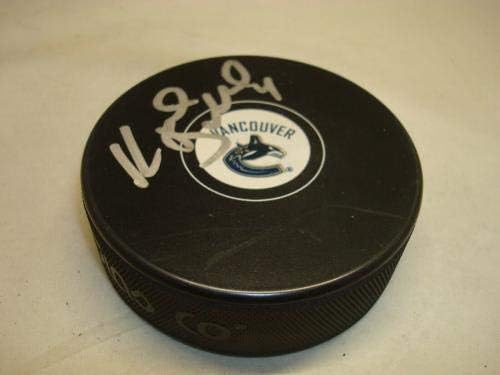 Кит Ballard Потпишан Ванкувер Canucks Хокеј дух пакостник Autographed 1А - Autographed NHL Пакови