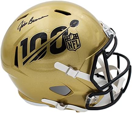Џим Браун Autographed/Потпиша N F L 100 Брзина Полна Големина Шлем