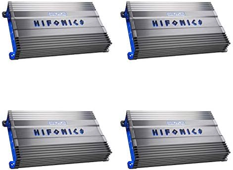 Hifonics 4 x BG-2200.1 D Брут Гама Моно D 2200 Вати Автомобил Аудио Subwoofer Amp Amplifer (4 Парчиња)