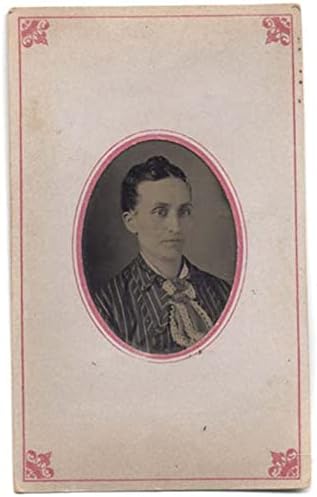 Стерн, во Потрага Викторија Жена во Pinstripes Tintype Фото