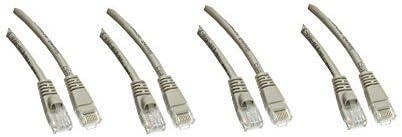 35 FT (10.6 M) Cat5e Вмрежување Ethernet UTP Patch Кабел, 350Mhz, (35 Метри/10.6 Метри) Мачка 5e Snagless Моделирани Подигање на