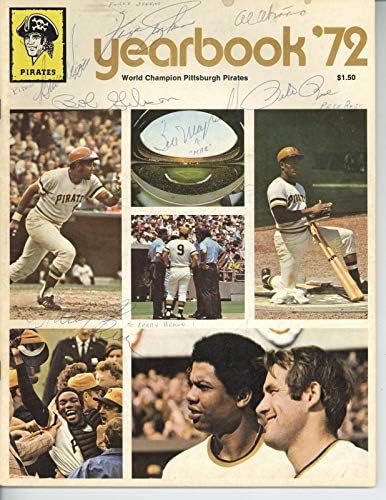 MLB Сала на Famers и Ѕвезди Потпишан 1972 Пиратите Програма JSA - Autographed MLB Списанија