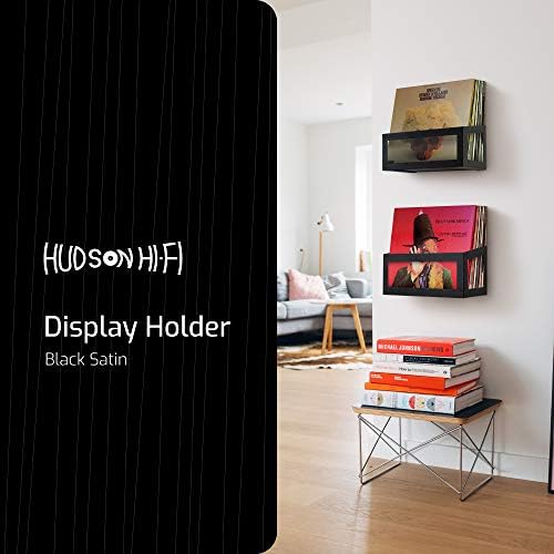 Хадсон Hi-Fi Ѕид Винил Рекорд За Складирање 25-Албум Екранот Носителот - Црн Сатен - Две Пакет