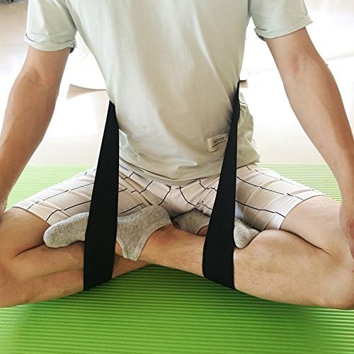Ueasy Медитација сигурносен Појас Здравата положба на Телото Поддршка Рака за Удобно Седење и Медитација во Лотос Позиција Asana