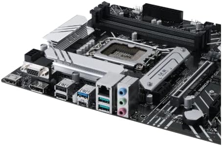 ASUS Премиер B660-ПЛУС D4 LGA 1700(Intel 12 Генерација) ATX Плоча(PCIe 4.0, DDR4,3xM.2 Слотови, 2.5 Gb LAN, Заден USB 3.2 Генералот