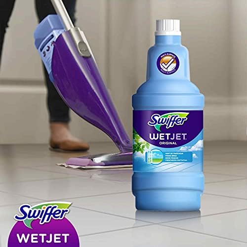 Swiffer WetJet Спреј Четка за Чистење Решение 1.25 L (Пакување од 4)