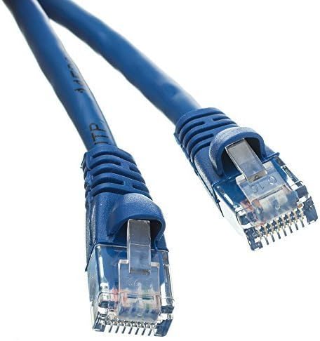 ED740412 Cat5e Ethernet Patch Кабел, Snagless/Моделирани се Подигне, 20', Сина