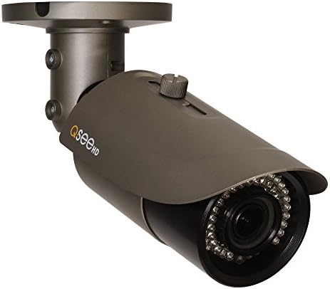 П-Види QTN8043B 4MP/1080p HD Varifocal Куршум Безбедносната Камера со 165' Ноќно гледање (Сив)