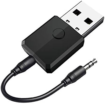 Isobel USB Bluetooth 5.0 Радио Приемник, 4-во-1 Мини Безжичен Аудио Адаптер, 3.5 мм Bluetooth ПОМОШЕН Адаптер за ТВ PC Слушалки Јазик
