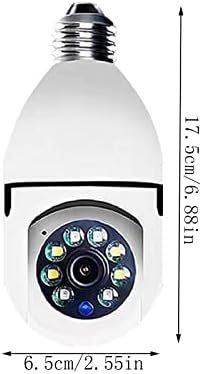 Сијалица Камера 360 степени Wifi Отворено Ноќ Визија Безжичен Wifi Сијалица Камера Безбедносна Камера 1080P Далечинско Гледање Движење