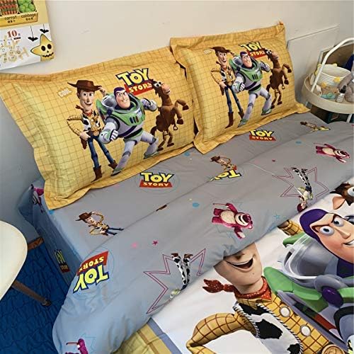 Nuosende Toy Story Sherif Вуди Зуи Lightyear Цртан филм Постелнина Поставите Момчиња Девојчиња Деца Памук, Прекривки Капак и