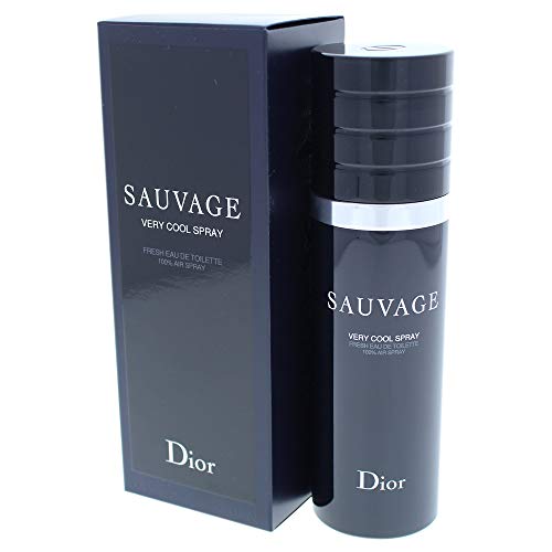 Christian Dior Sauvage Многу Кул, Свежи тоалетната вода Воздухот Спреј за Мажите, 3.4 Унца