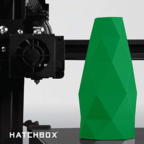 HATCHBOX Перформанси PLA 3D Печатач со Вжарено, Димензионални Точност +/- 0.03 mm, 1 кг Гајтанот, 1.75 mm, Зелена