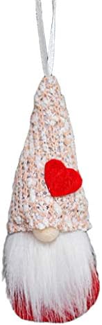 На FEI Денот на Вљубените Безличен Gnome Љубов Срцето Кадифен Кукла Pendant Празник Подароци Оркестарот