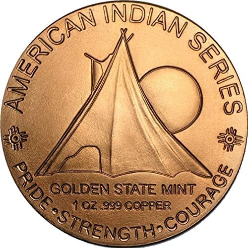 Убодни Про Магазин Американски Индијански Серија 1 мл .999 Чист Бакар Medallion