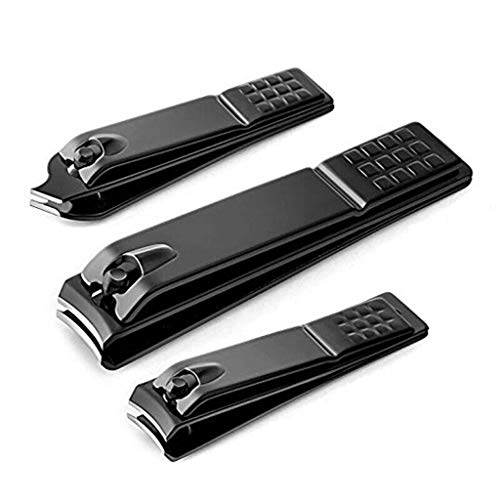 Ноктите clippers Црна Нерѓосувачки Челик Помине Clipper Ноктите Машина за Сечење Професионални Помине Тример Пети Ноктите Clipper