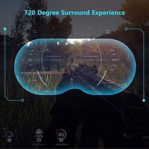 LIUZH VR Слушалки со Далечински Контролер, VR Очила Очила за 3D VR Филмови и Видео Игри за iPhone 12/Pro/Max/Мини/11/X/Xs/8/7 за