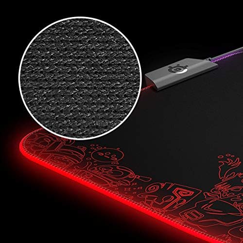 SteelSeries QcK Призмата Крпа - Gaming Mouse Pad - 2 зона RGB осветлување - Медиум - Dota 2 Издание