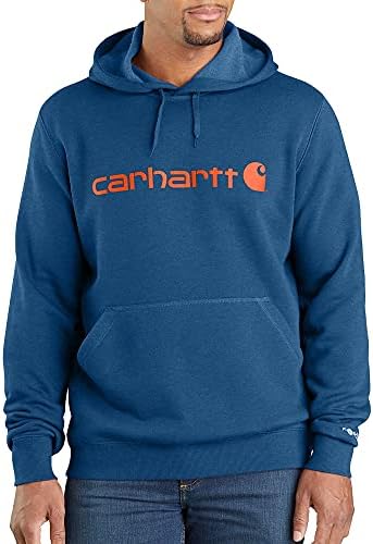 Carhartt Мажите Сила Delmont Потпис Графички Маскирани Sweatshirt