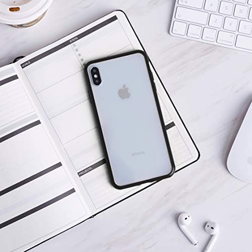 Амазон Основите iPhone Xs Max Кристал Мобилен Телефон Случај (Заштитна & Анти Нула) - Црна